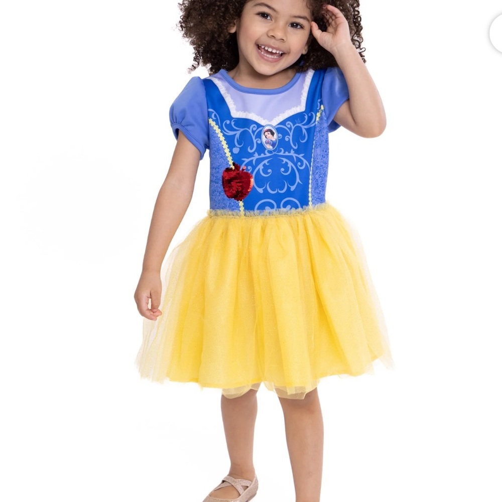 Disney Princess Snow White Blue and Yellow Girls dress